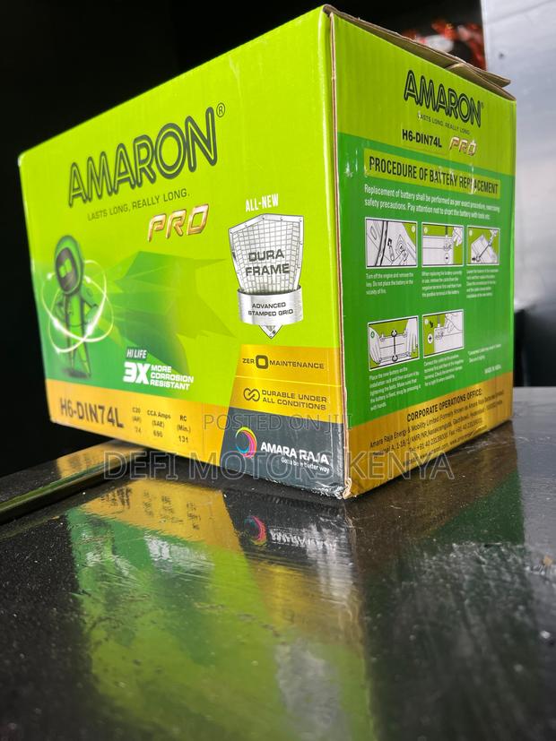 Amaron Car Battery Din 74 - thumbnail 2