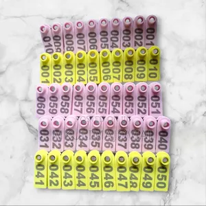 Premium Slim Ear Tags for Goats Sheep Farmers