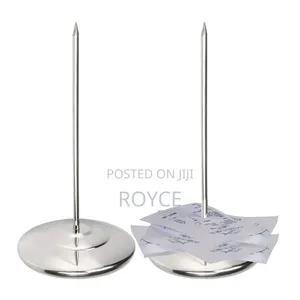 Stainless Steel Bill Holder With Taper Base-23cm