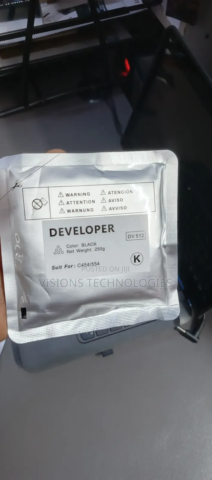 Black Developer Powder For Konica C454/554