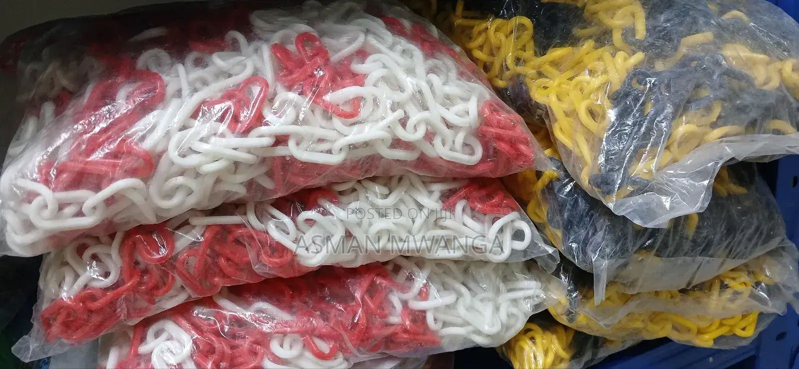 Security Alert Chain 25mtrs Red White