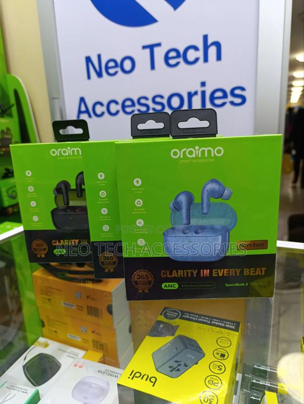 Oraimo Spacebuds Z Anc True Wireless Earbuds With Spatial Audio - thumbnail 3