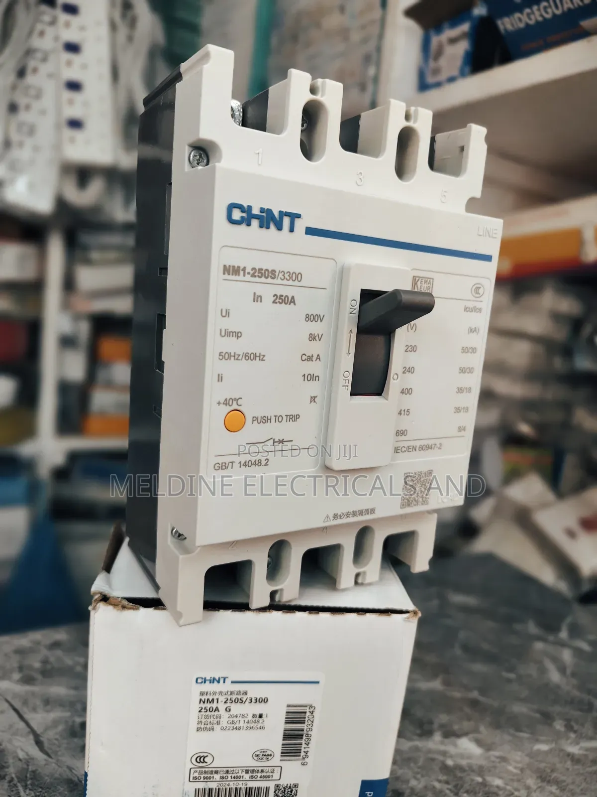 Chint 250a McCb 3pole