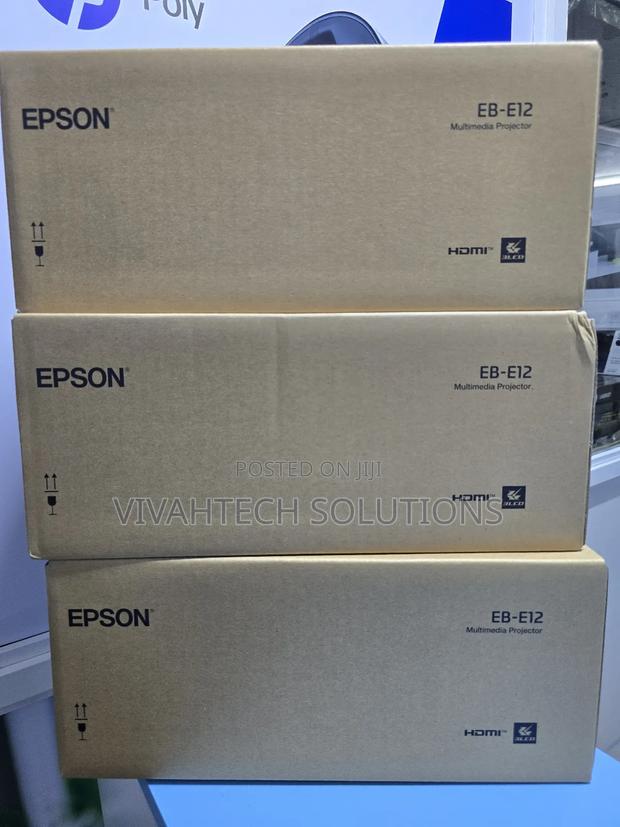 Epson Eb-E12 Projector Epson 3600 Lumens - thumbnail 3