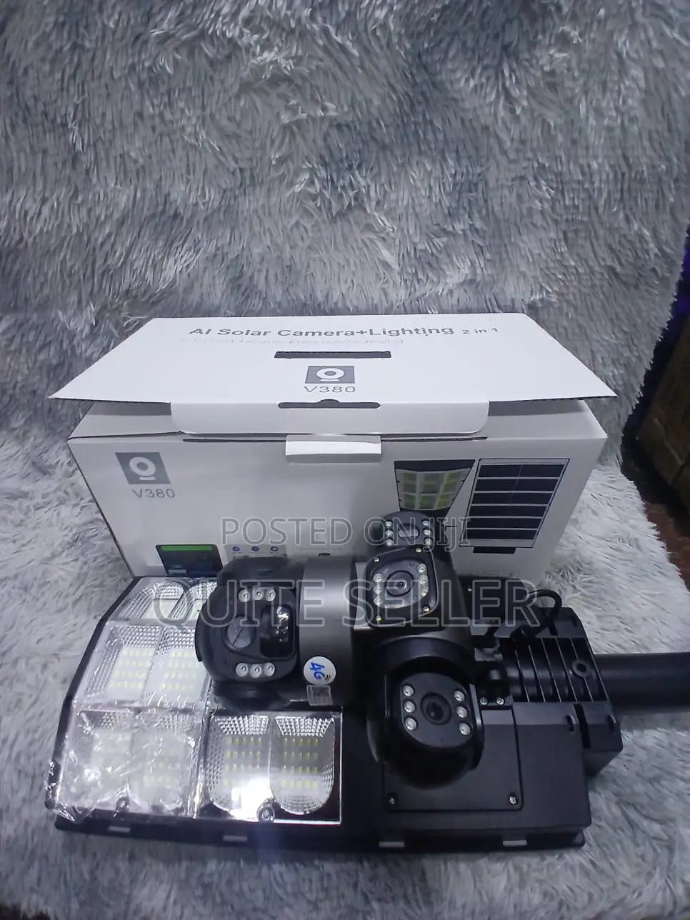 4g Simcard Camera +Solar Lightwith Tripple Lens Camera