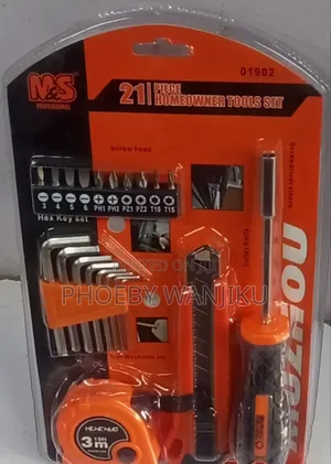21pc Homeowner Tool Set