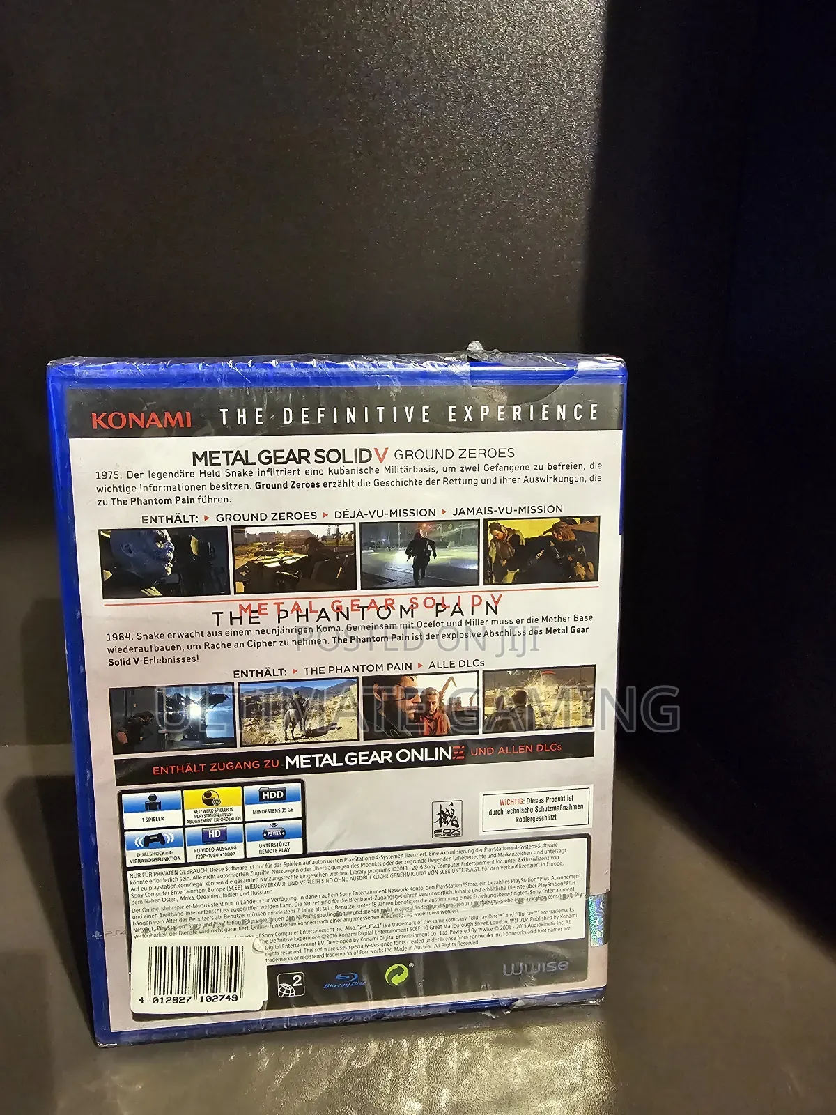 Ps4 Metal Gear Solid v Definitive Experience