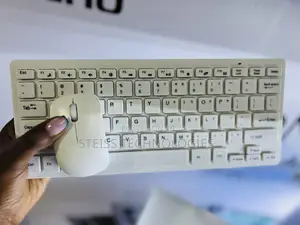 White Wireless Mini Keyboard