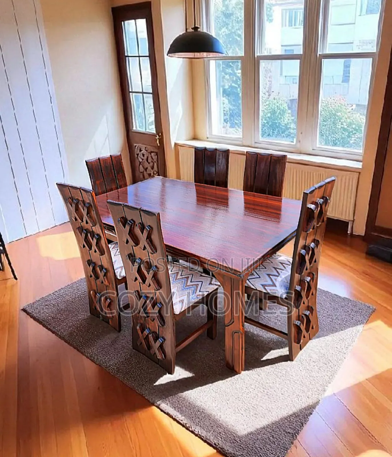 Dining Set, an All Wooden Exquisite Dining Set