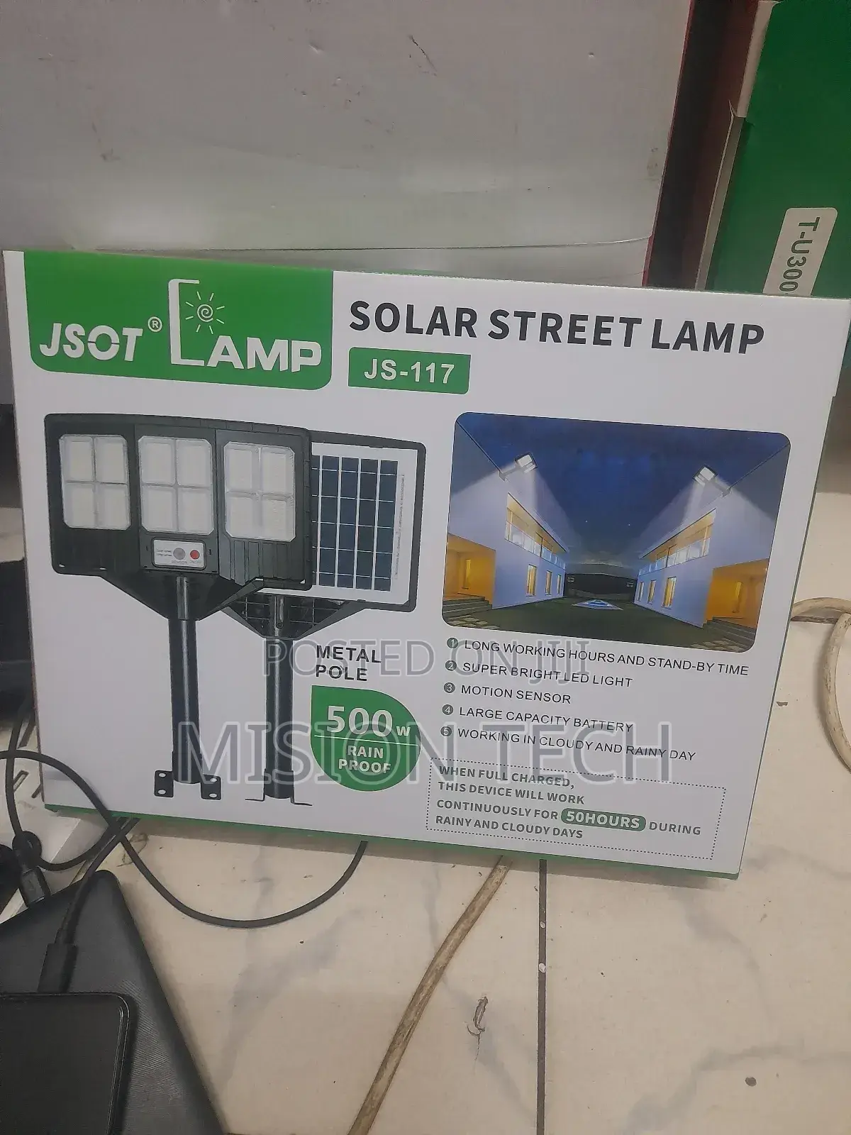 Jsot 500 Watts Solar Street Lamp* 