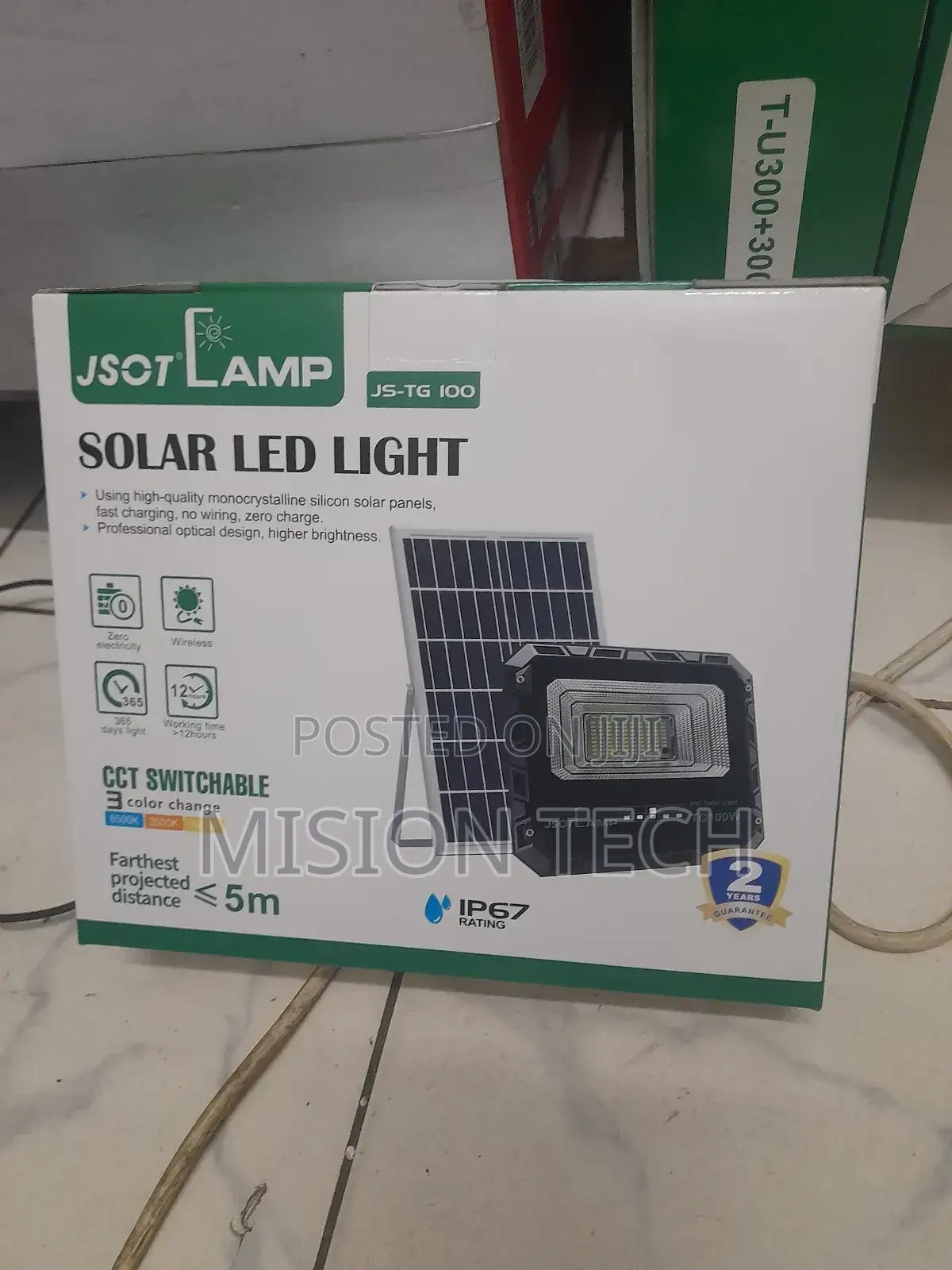 Jsot Js-Tg 100 Solar Led Light*