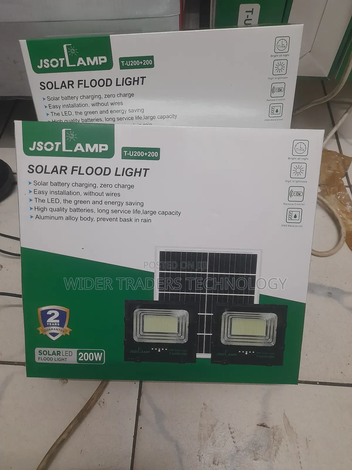 Jsot T-uw Solar Flood Light System