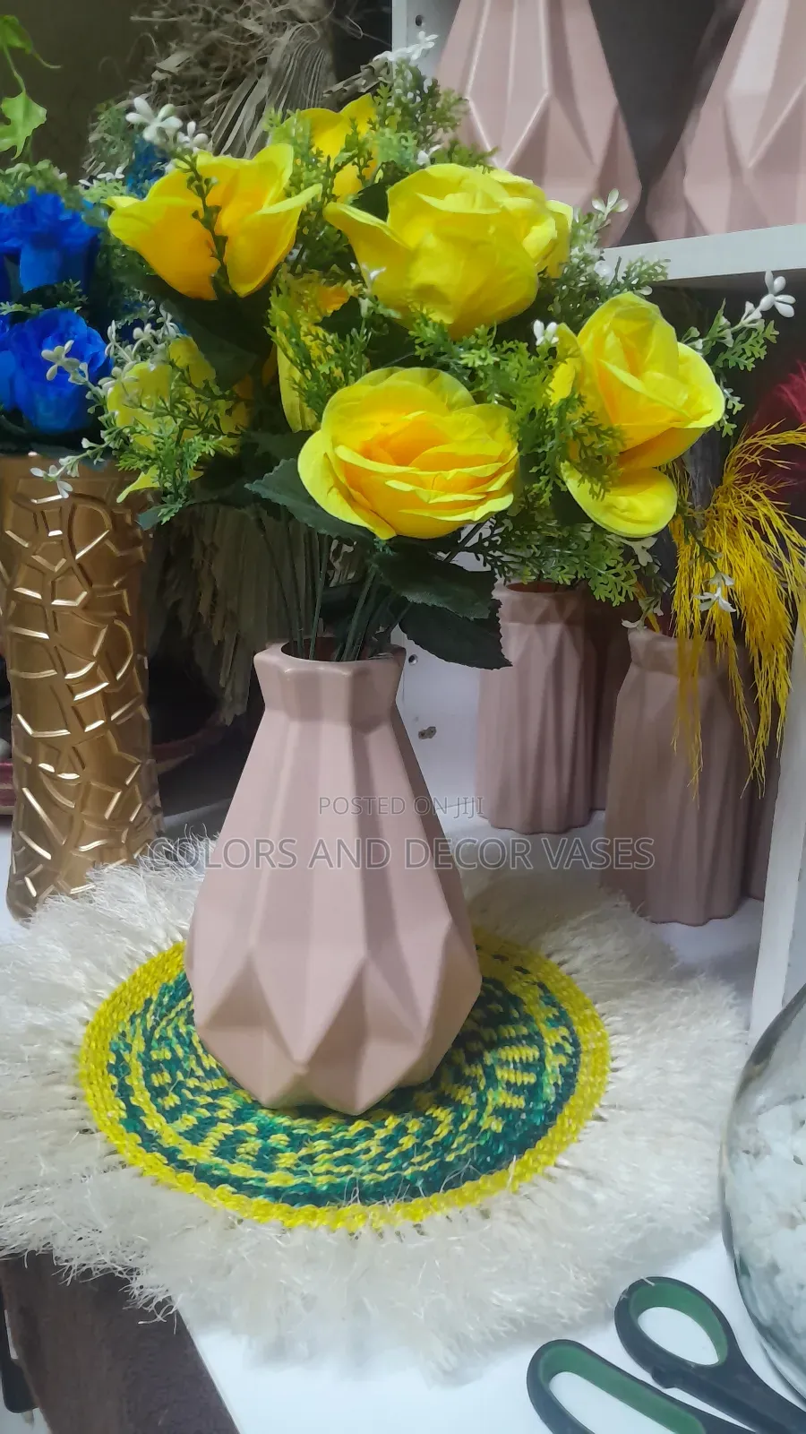 Yellow Green Centre Piece