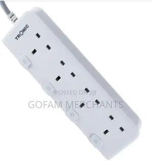 4-Way Extension Socket With Individual Switches – 10a, 2500w