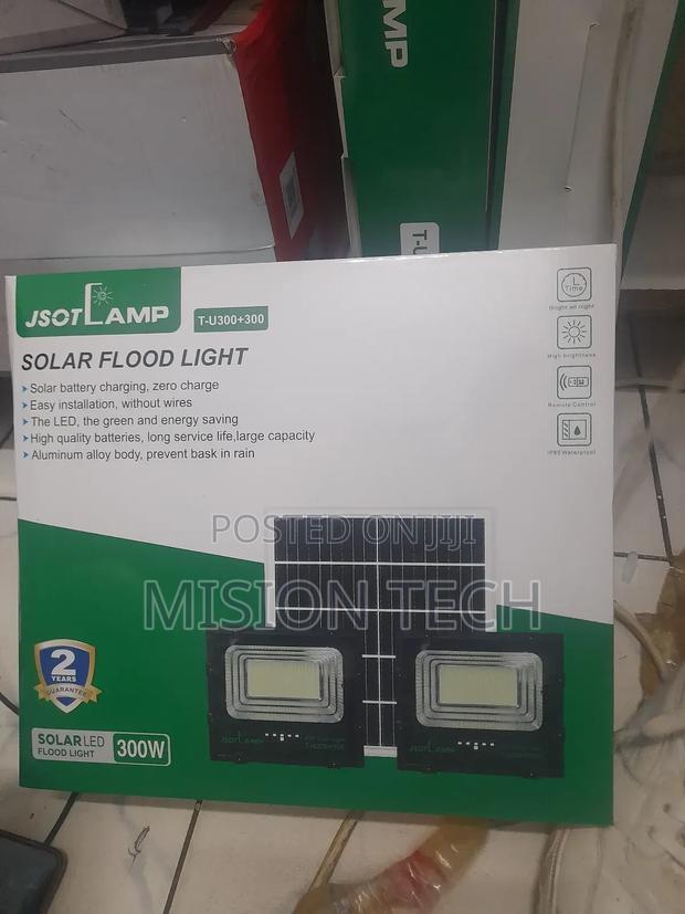 Jsot Lamp T-U300+300 Solar Flood Light, * 