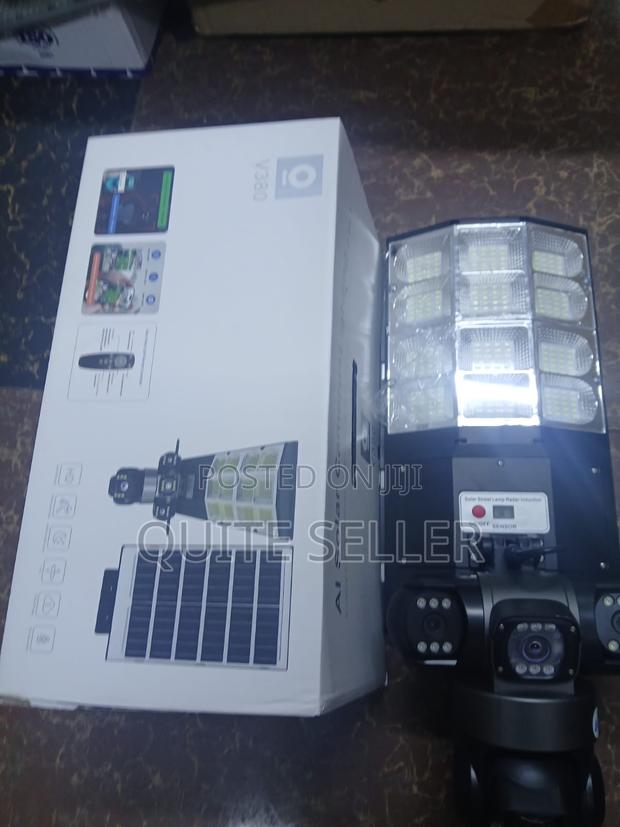 V380 Pro 4g Triple Lens Floodlight Solar PTZ Advanced Camera - main view
