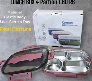 Klch4 Korean Style Insulated Lunch Box - 4 Partition | 1.6l