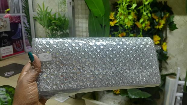 Silver Elegant Clutch - main view