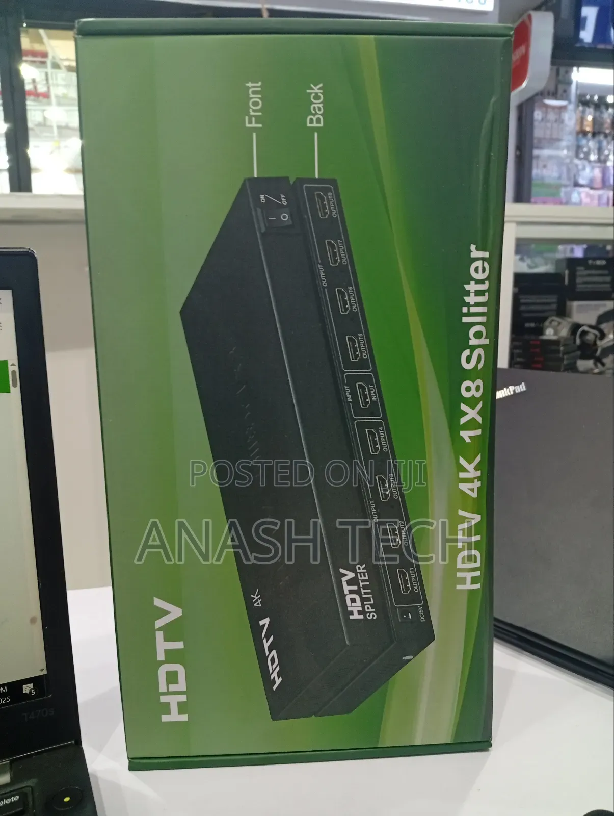 1080p Full Hd Hdmi Splitter 1x8 Video Amplifier Repeater