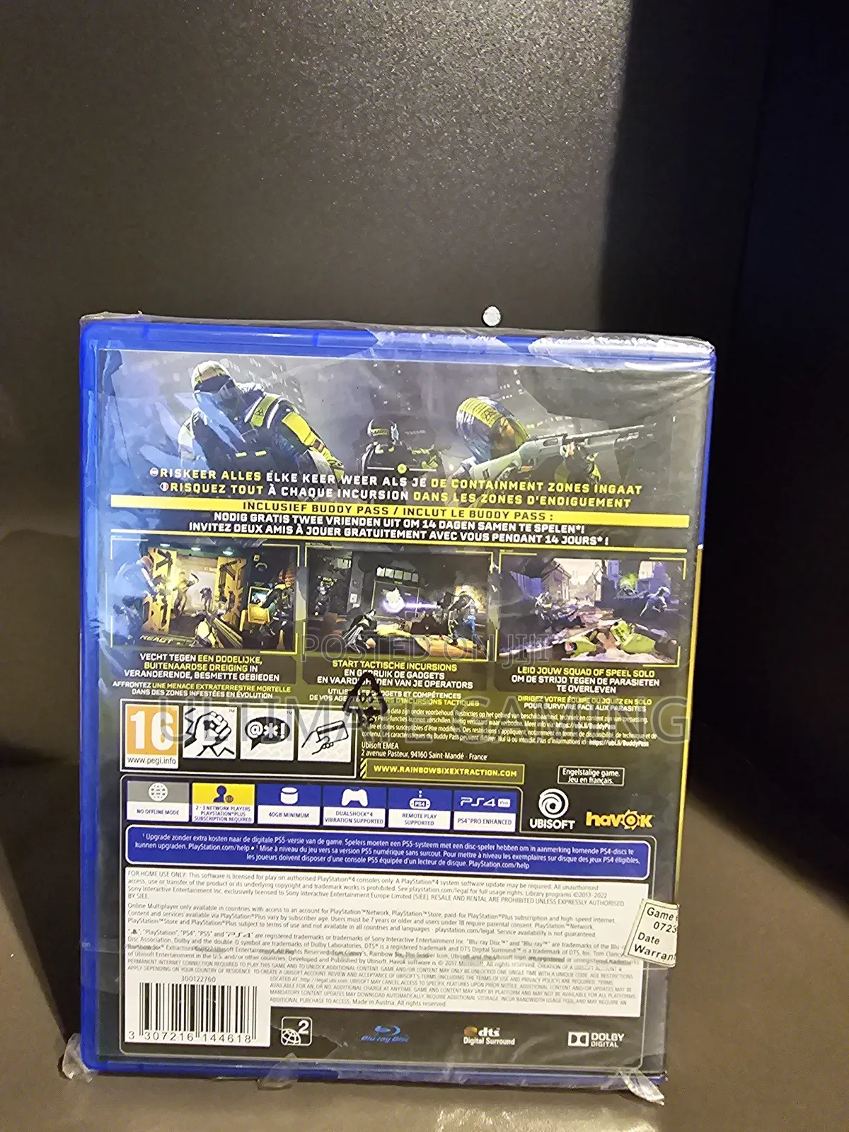 Ps4 Tomclancy's Rainbow Six Siege Extraction