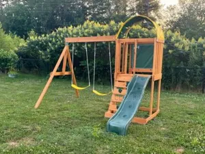 Kidkraft Ainsley Wooden Swing Set Outdoor Playset
