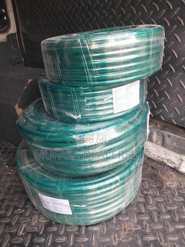 Long Lasting Green Braided PVC Hose - thumbnail 2