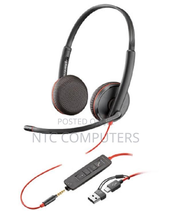 Poly Blackwire 5220 Stereo Usb-C Headset +3.5mm Plug +Usb-C/a Adapter - main view