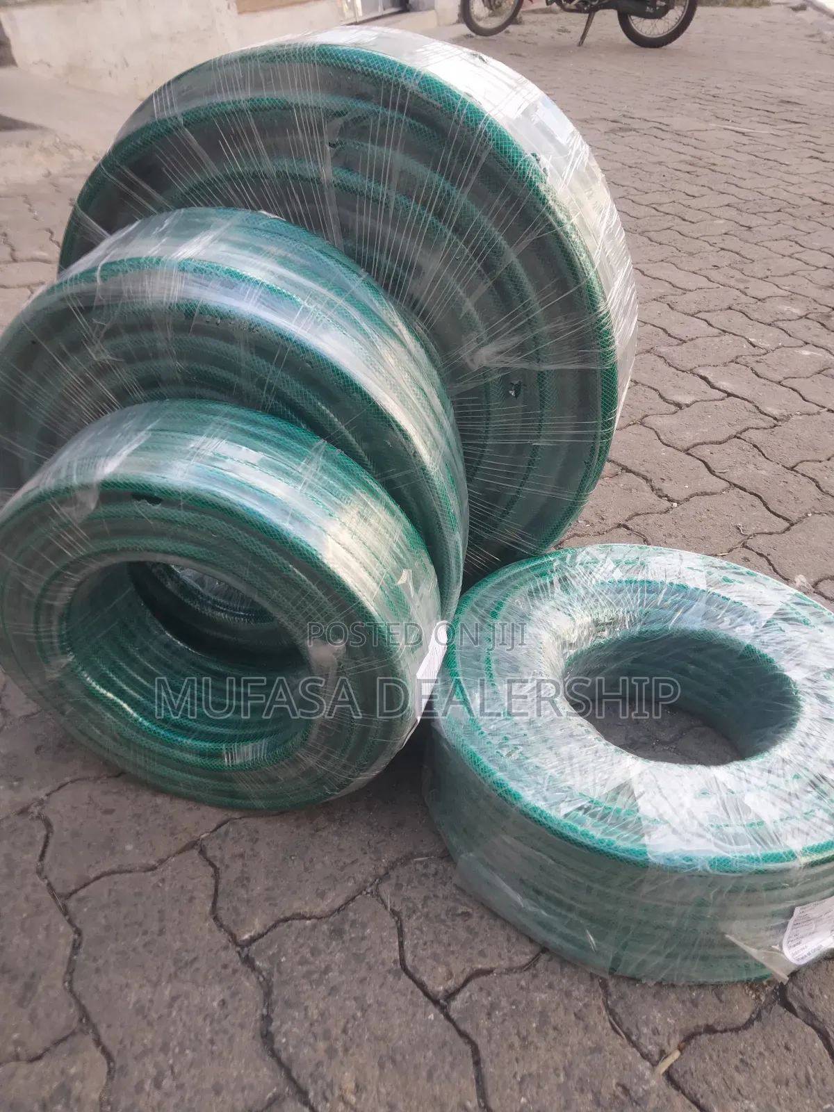 Certified Green Braided Garden Hose