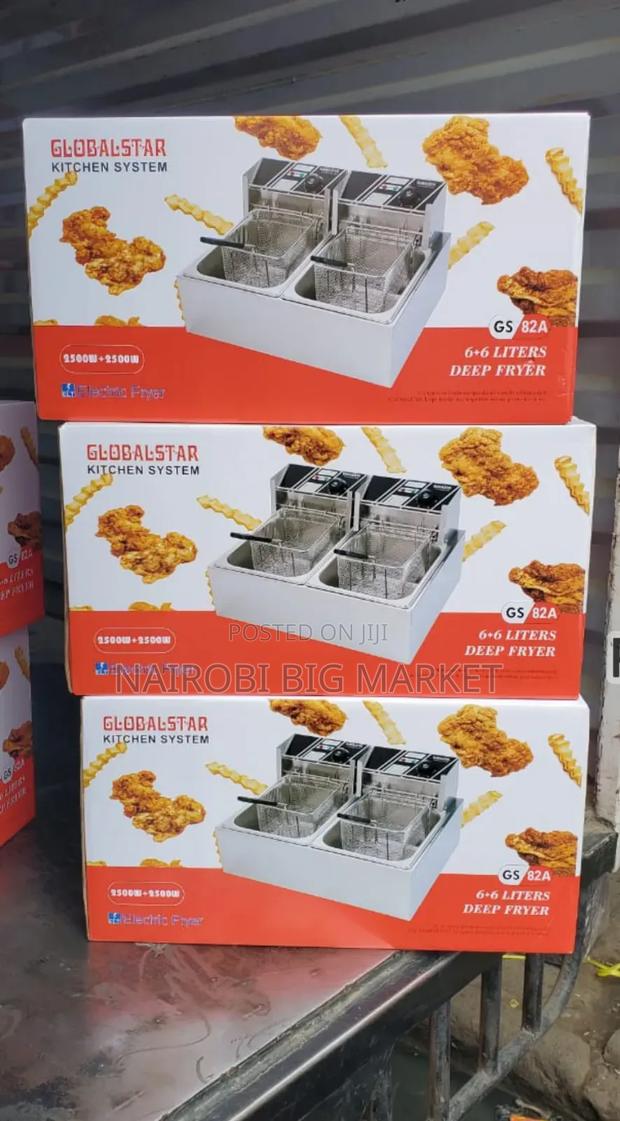 Chicken Chips 6+6 Double Deepfrier - main view