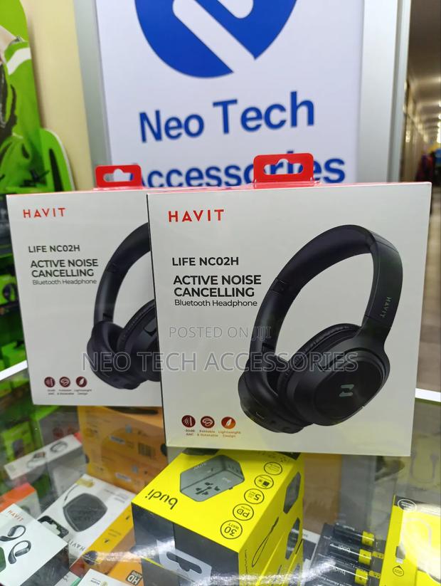 Havit H612bt Wireless Over Ear Headphones ( Black) - main view