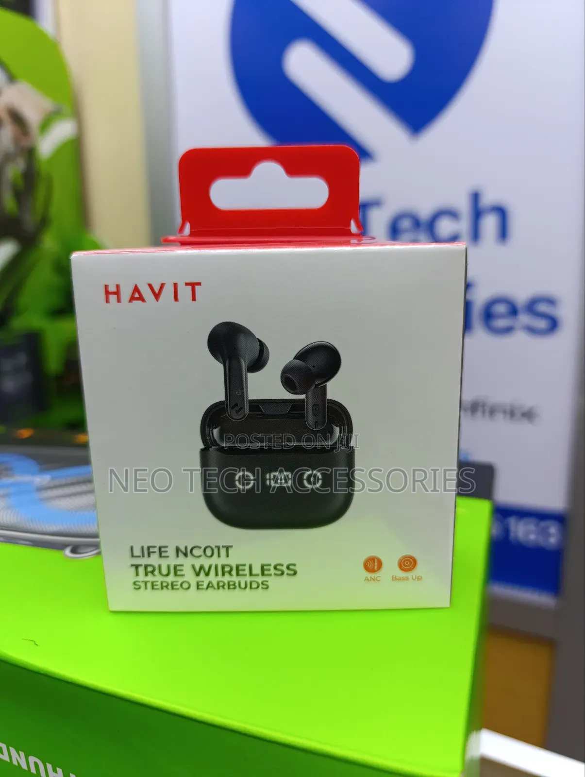 Havit Tw984 Noise Cancelling Earbuds With Real Time Battery Display