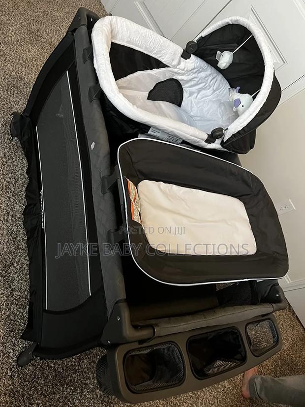 Baby Cosleeper Playpen Bassinet Cot With Net Pad - thumbnail 3