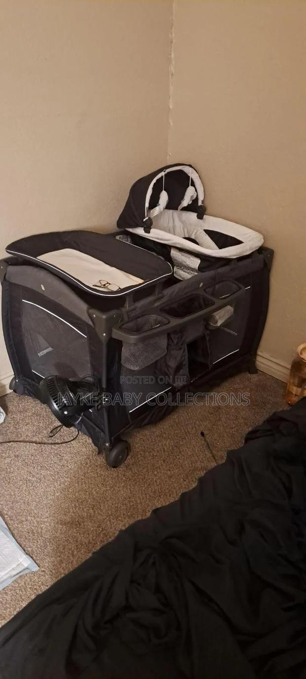 Baby Cosleeper Playpen Bassinet Cot With Net Pad - thumbnail 4