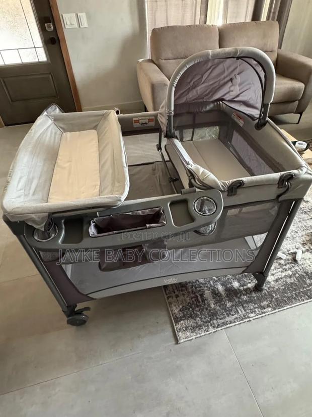 Baby Cosleeper Playpen Bassinet Cot With Net Pad - thumbnail 8
