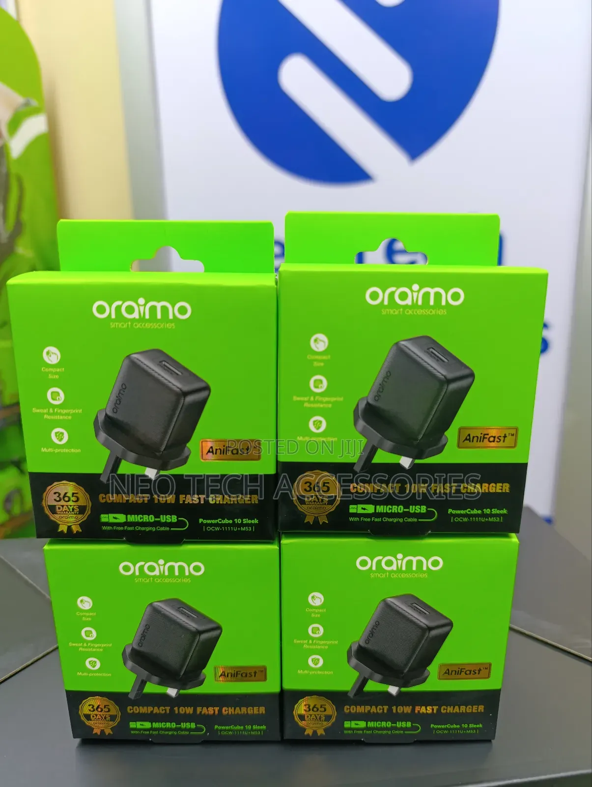 Oraimo Powercube 10 Sleek 10w Wall Charger Kit