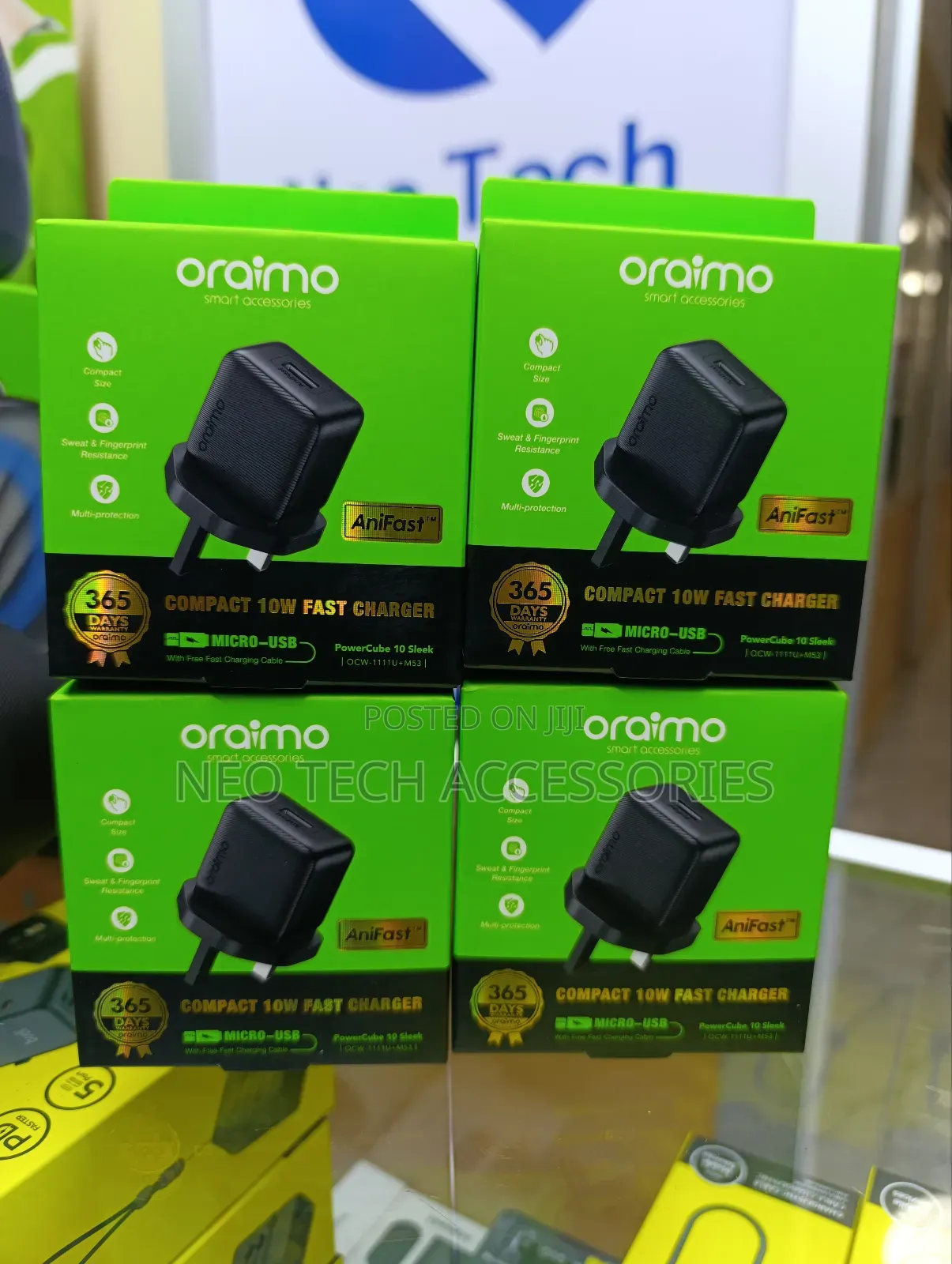 Oraimo Powercube 10 Sleek 10w Wall Charger Kit