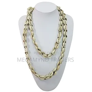 African Shell Necklace/Cowrie Shell Jewelry Necklace