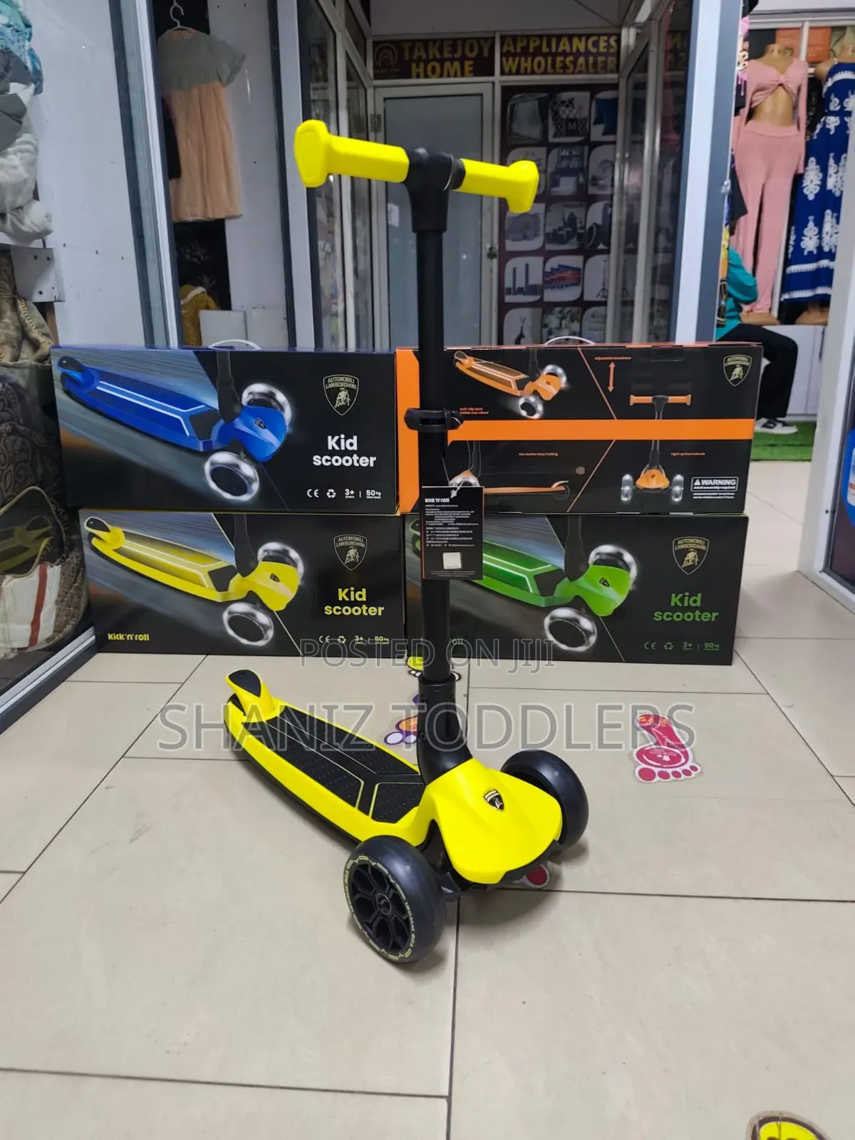 Jet Kids Scooter (Yellow )