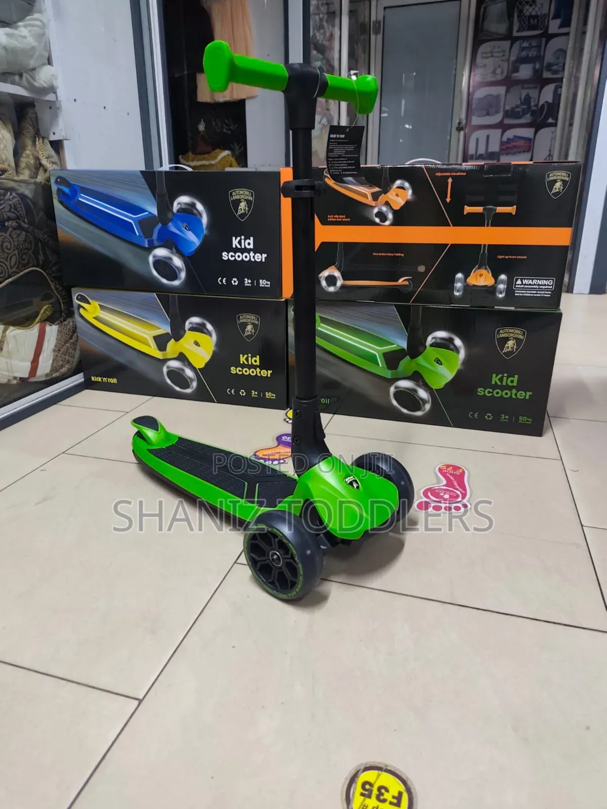 Kids Lamborghini Scoter With Led Lights