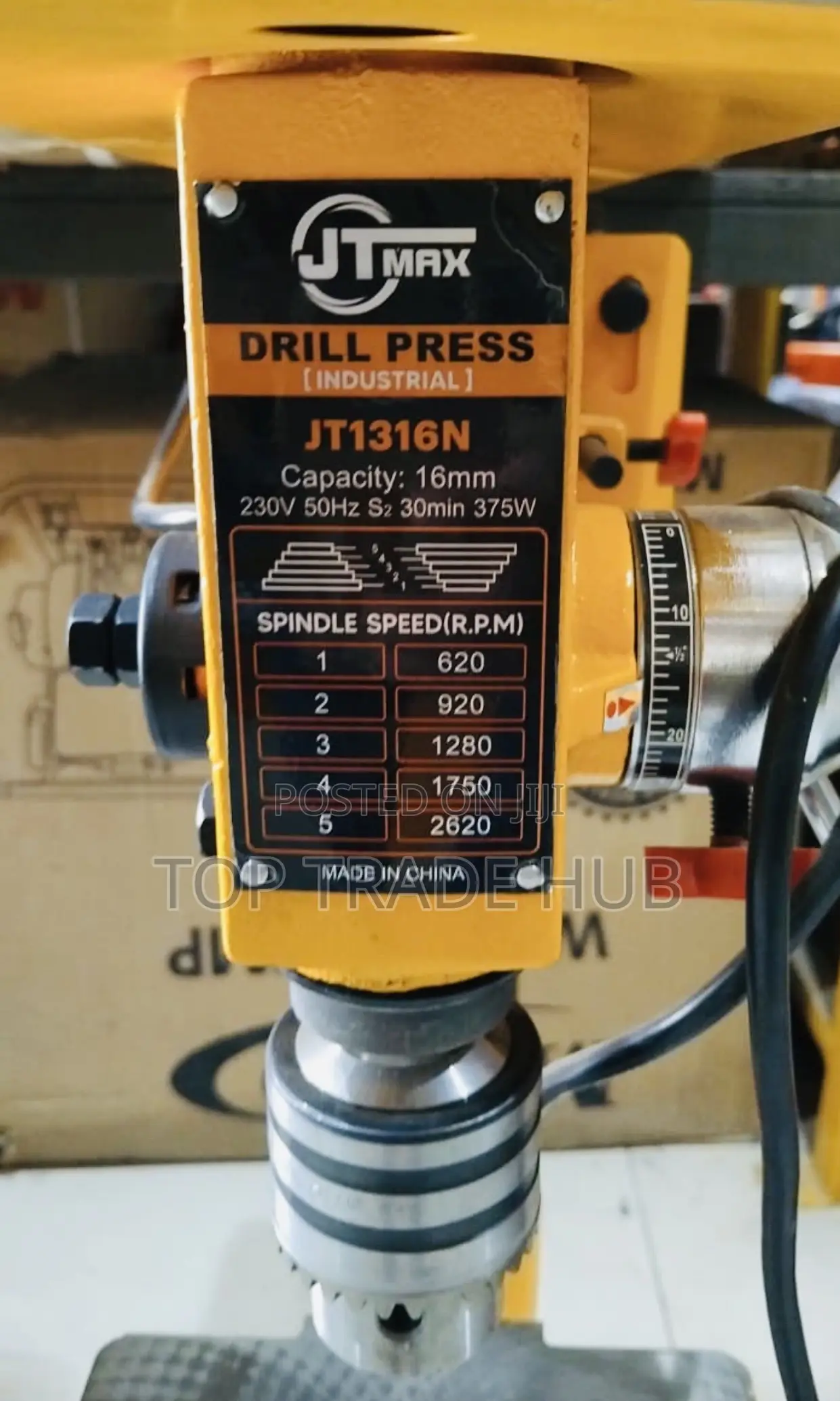 Jtmax Electric Industrial Drill Press 16mm 375w