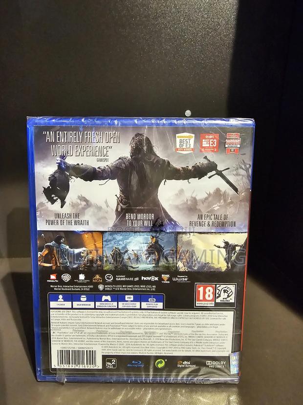 Ps4 Shadow of Mordor Middle Earth - thumbnail 3