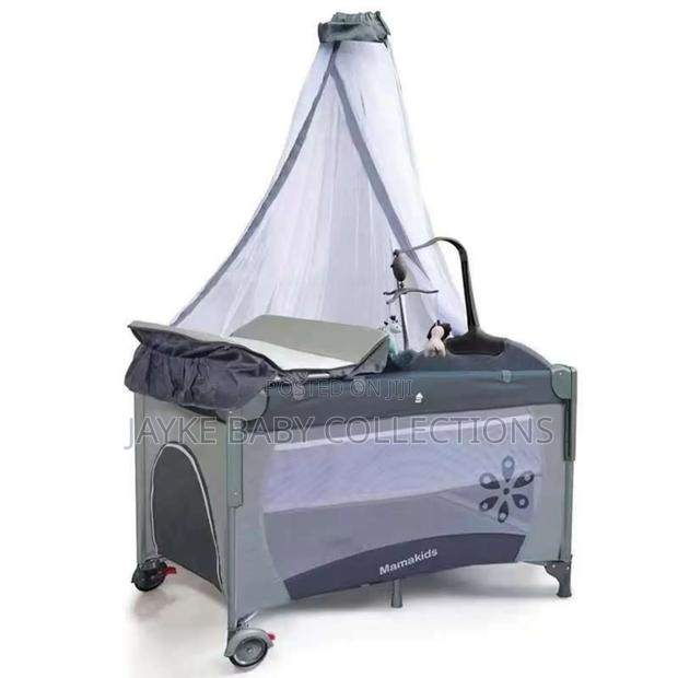 Baby Co-Sleeper Bedside Cot Playpen With Bassinet - thumbnail 3