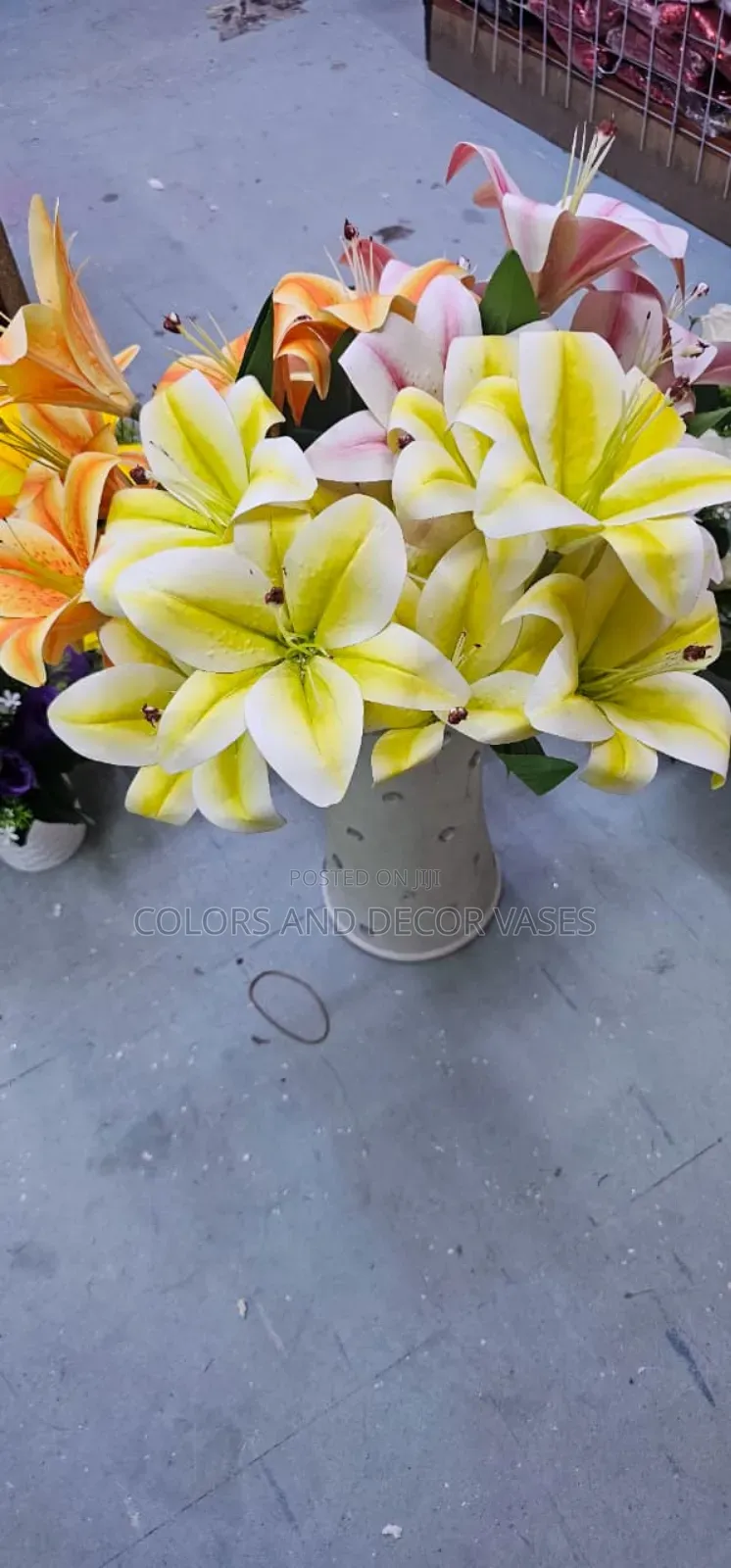 Beautiful Opened Artificial Lily Flowers