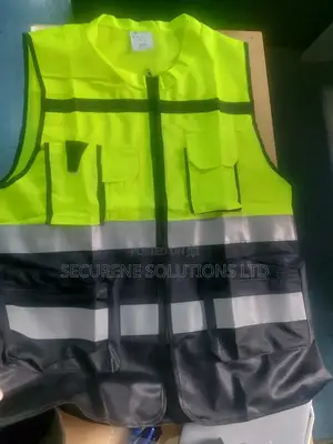 High Visibility Security Reflective Vest Pocket Design Vest