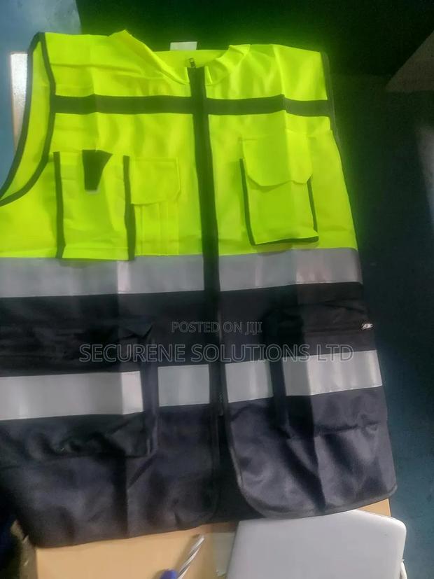 High Visibility Security Reflective Vest Pocket Design Vest - main view