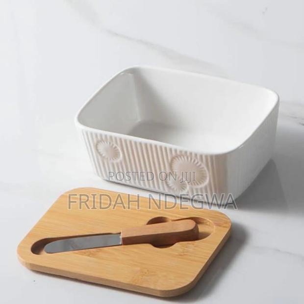 Porcelain Butter Set