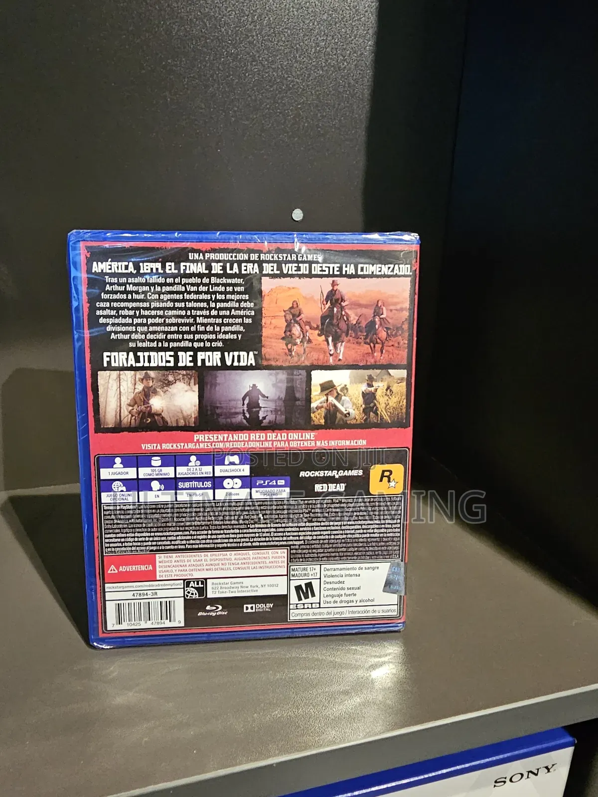 Ps4 Red Dead Redemption 2 Rg