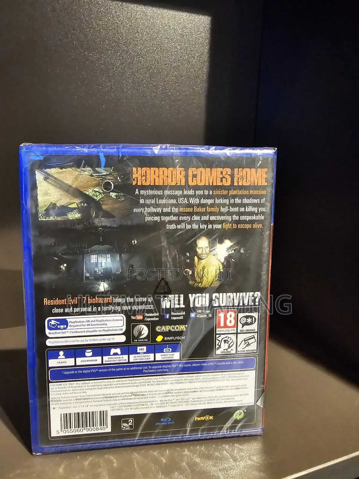 Ps4 Resident Evil Vii Biohazard