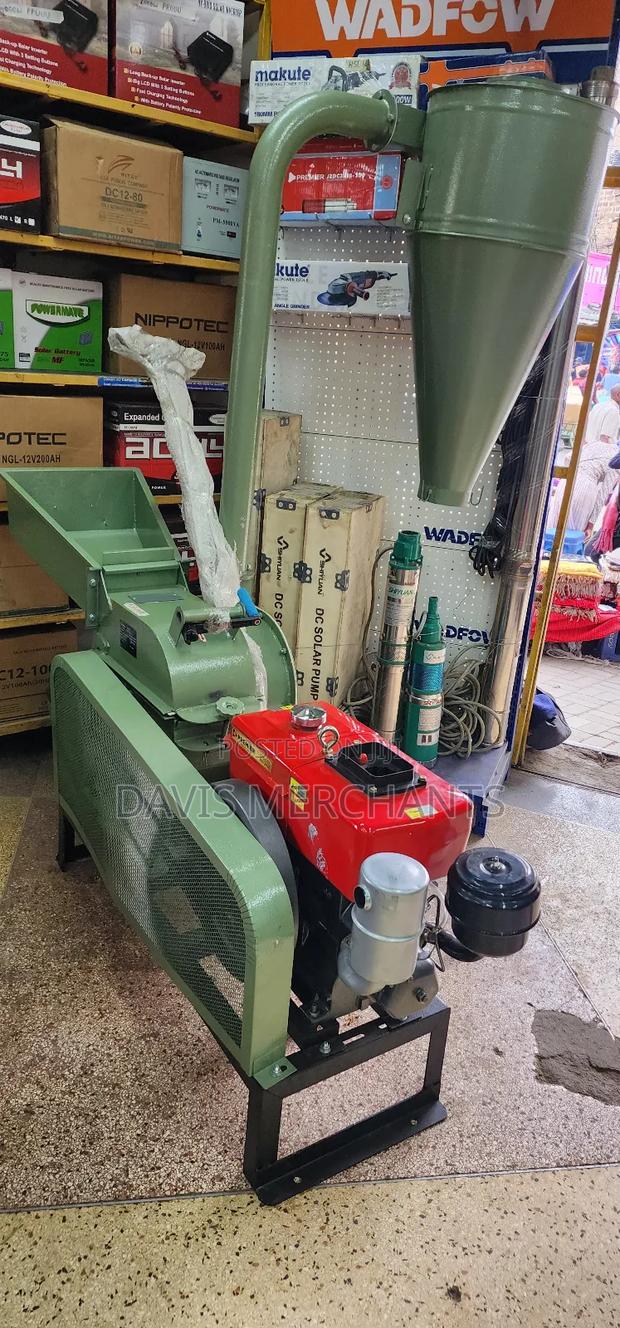 Posho. Mill Machine With Jd 10hp Engine - main view