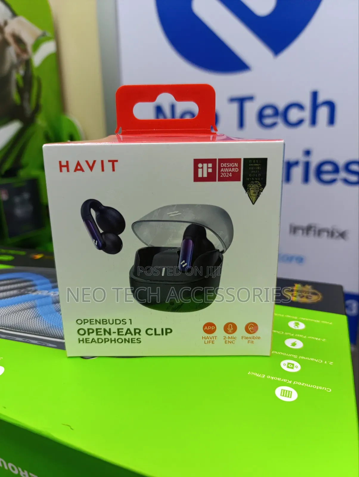 Havit Openbuds 1 Open-Ear Headphones Tw980 Clip